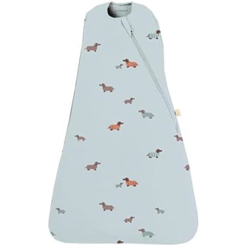 GUNAMUNA Swaddle Wrap for Newborns – Arms In or Out, Easy Diaper Changes with WONDERZiP, Soft Sleep Sack, 2.5 TOG