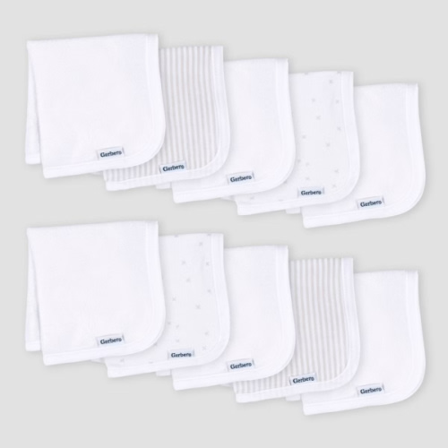 Baby Wash Cloths | 10pk & 6pk Organic Cotton, Muslin, & More