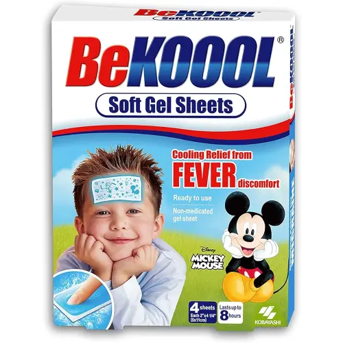 Be Koool Soft Gel Sheets for Kids, 4 Count Per Box (6 Boxes) by BeKoool