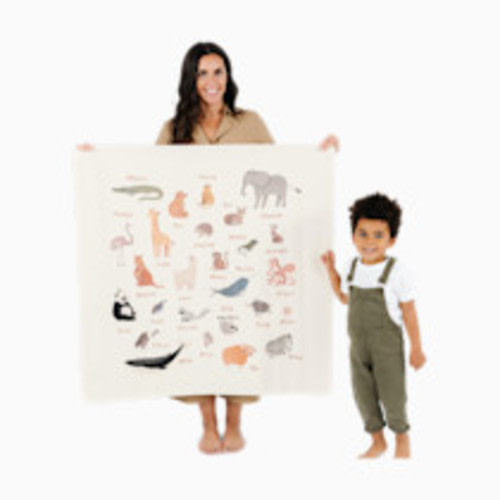 Gathre Easy Clean High Chair & Play Mat - Animal Alphabet