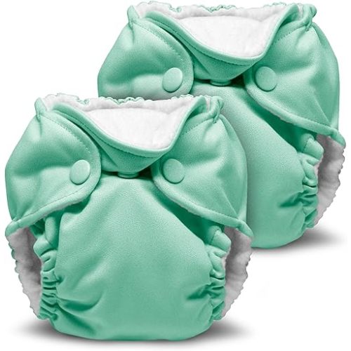 Kanga Care Lil Joey Newborn All in One AIO Cloth Diaper (2pk) Tadpole 4-12lbs