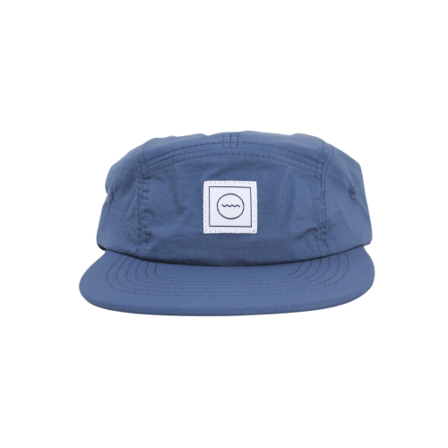 Nylon Five-Panel Hat in Wave