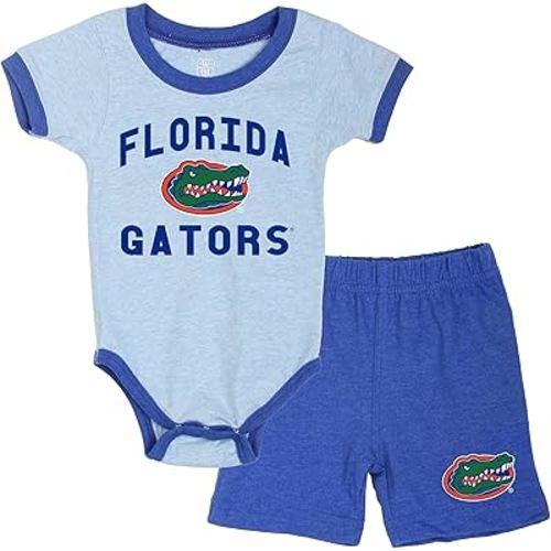 Wes and Willy NCAA Infant Bodysuit and Short Set,