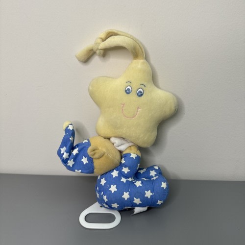 Vintage 1998 Kids II - Teddy Bear Musical Pull Toy - Lullaby Nursery Rhyme Song