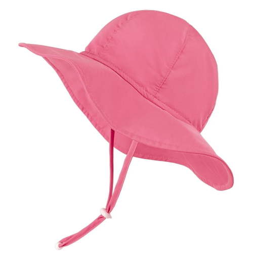 HECCEI Infant Sun Hat UPF 50+ Sun Protection Hat Summer Caps, 6-24 Months, Pink