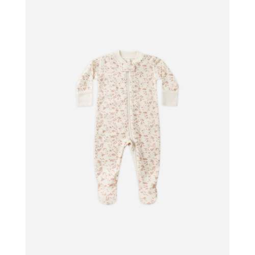Zip Long Sleeve Sleeper Footie || French Garden – Quincy Mae