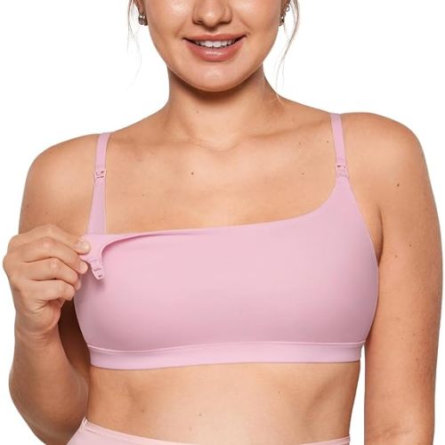 INLYRIC Women's Inbarely Soft Nursing Bras Unlined Bralettes Maternity Bra for Breastfeeding Unpadded Comfy Sleep Seamless