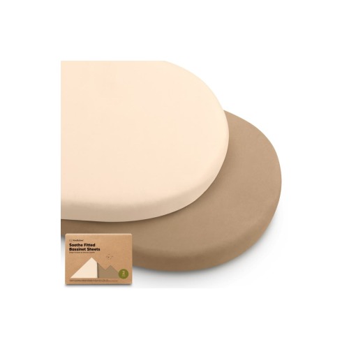 2-Pack Soothe Fitted Bassinet Sheets