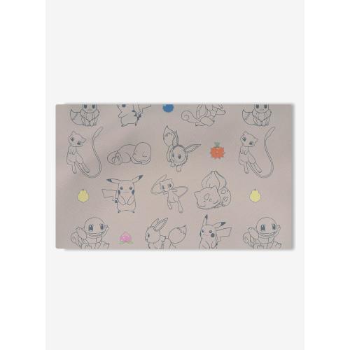 Pokemon Poke Pattern Washable Rug