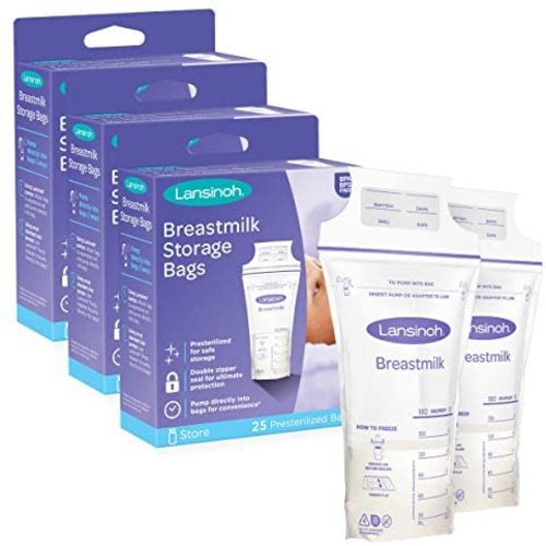 Lansinoh Breastmilk Storage Bags, 75 Count Milk Storage Bags