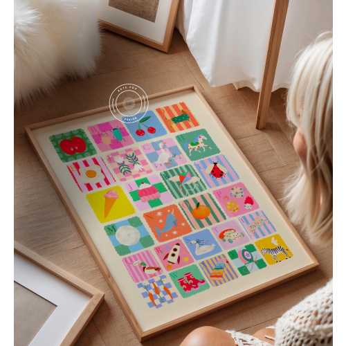 Sunshine Kids A-Z | Unframed