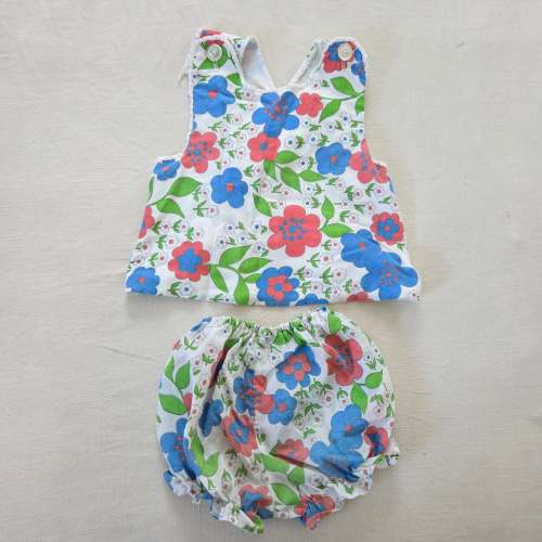 Vintage Groovy Floral 2-Piece Set 18-24 months