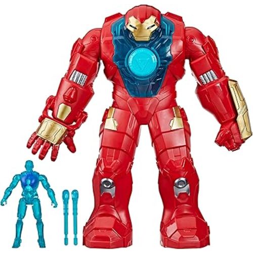 Marvel Avengers VenomVersus Epic World of Action Iron Man & Hulkbuster Armor Figure Set with Accessories, 4-Inch (10 cm) Super Hero Toys, Kids Ages 4+