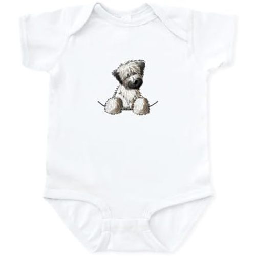 CafePress Pocket Wheaten Infant Bodysuit Cute Infant Bodysuit Baby Romper
