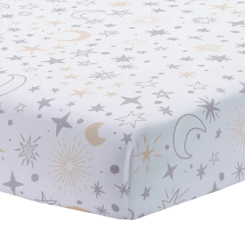 Goodnight Moon Cotton Fitted Crib Sheet