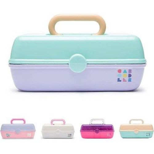 Caboodles Pretty in Petite Makeup Bag - Seafoam Over Lavender