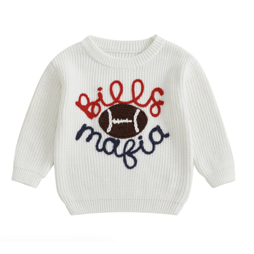 0-3 M, Bills Knit Sweater