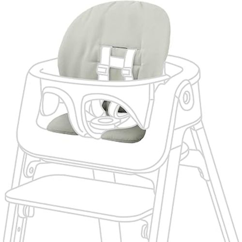 Stokke Steps Baby Set Cushion, Soft Sage - Comfortable Accessory for Stokke Steps High Chair - Soft, Easy-to-Clean, Water-Repellent Material - Machine Washable Cotton