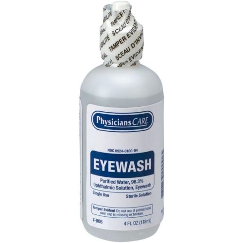 PhysiciansCare by First Aid Only 7-006 Eye Wash Solution, 4 oz Bottle