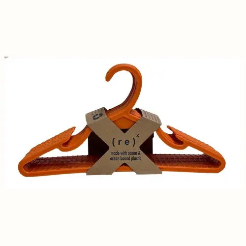 Recycled Plastic Kids Hangers - Orange