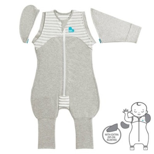 Love to Dream Swaddle Up Transition Suit Cotton 1.0 TOG Gray - L