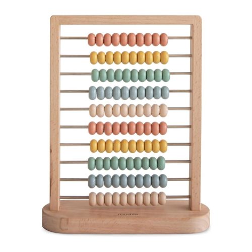Mushie Wooden Abacus - Multicolor