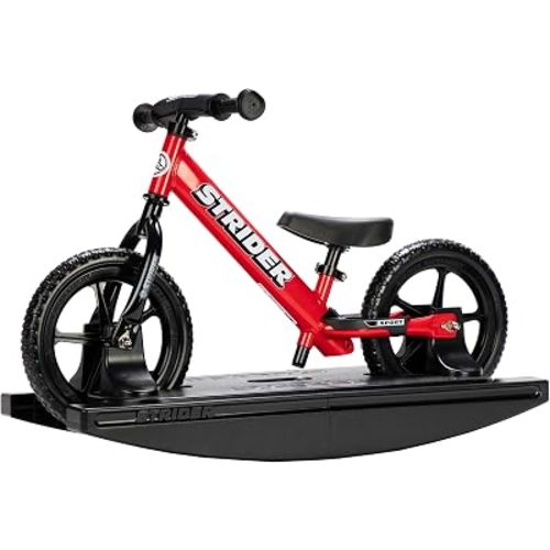 Strider Sport 2-in-1 Rocking Bike, Ages 6 Months–4 Years, Red