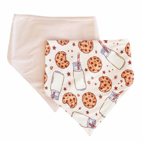 Cookie Cuddles 2pc Bandana Bibs