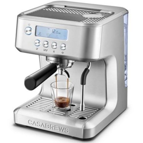Casabrews ULTRA 20 Bar Espresso Machine and Coffee Maker with LCD Display Silver