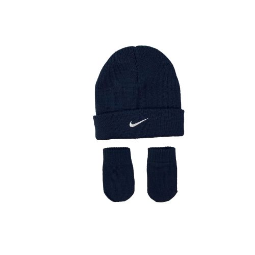 Nike Baby Boy`s Hat and Gloves 2 Piece Set (O(6A2313-695)/W, 12-24 Months)