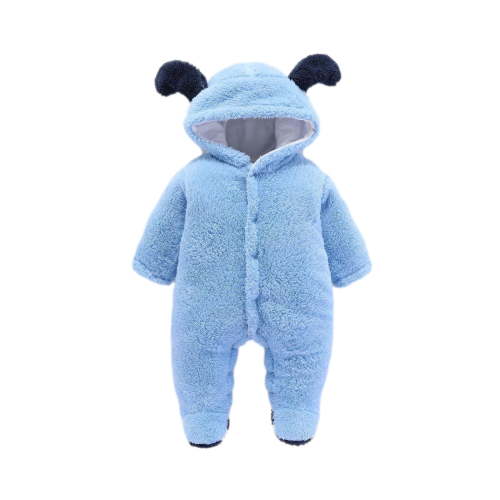 JGTDBPO Newborn Snowsuit Onesie Winter Coat Romper For Infant Boys Infant Cartoon Bear Hatted Snowsuit Winter Coat Wool Hooded Boy Clothes