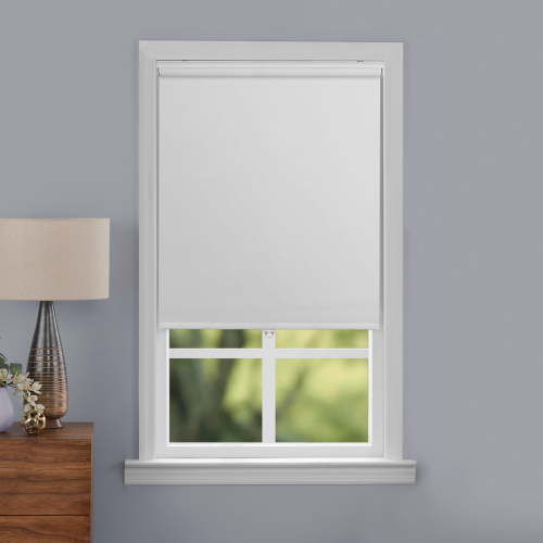 Mainstays White 34" x 72" Blackout Slow Release Roller Shade