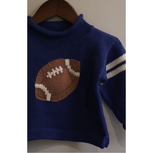 Roll Neck Football Sweater – Caline for Kids
