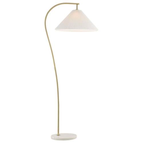 Lite Source Downbridge Floor Lamp in Antique Brass