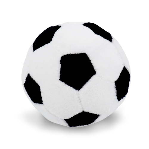 Lullaberry, My First Soccer Ball, 3" Diameter, Plush Baby Rattle Toy