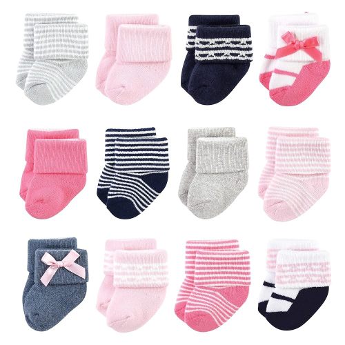 Luvable Friends Baby Newborn and Baby Terry Socks