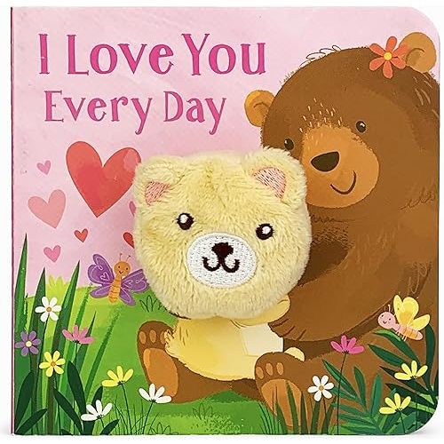 I Love You Every Day Finger Puppet Board Book for Babies and Toddlers; Valentine's Day, Holidays & More to Talk About Love Board book – November 13, 2018