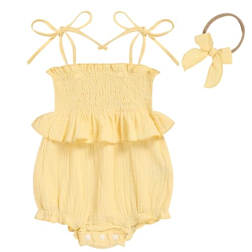 Baby Girl Romper Ruffle Newborn Girl Bodysuit Jumpsuit Baby Girl Clothes Outfit 0-18M