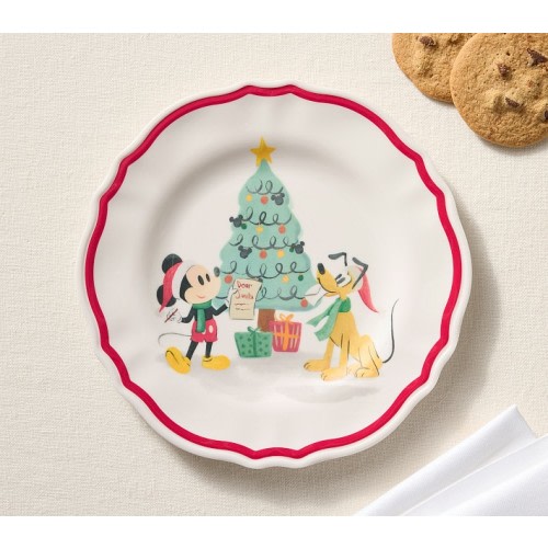 Disney Mickey Mouse and Friends Christmas Plate