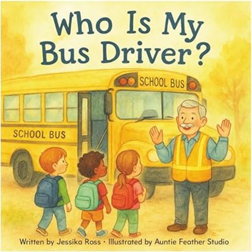 Who is my Bus Driver?: A Rhyming Children’s Book About School Bus Drivers, Safety, and Friendship