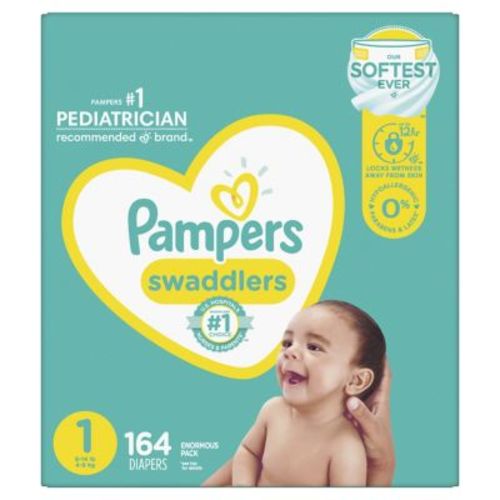 Pampers® Swaddlers™ 164-Count Size 1 Pack Diapers