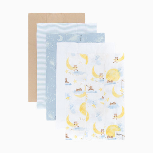 Burt's Bees Baby Organic Burp Cloth (5 Pack) - Celestial