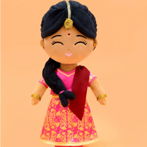 Indian Doll Priya – 9" Plush Cultural Toy for Kids – Joeydolls