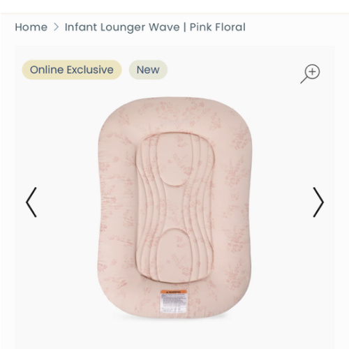 Infant Lounger Wave | Pink Floral