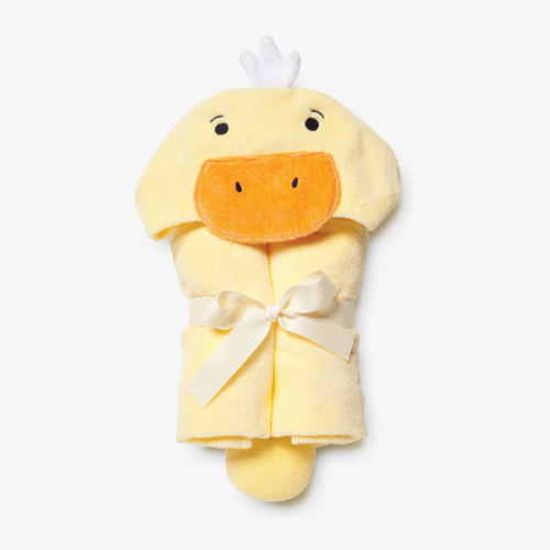 Elegant Baby Hooded Baby Bath Wrap – Yellow Duckie