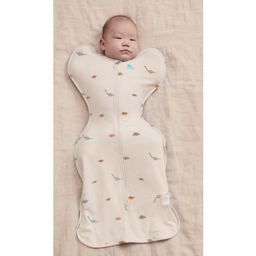 Swaddle Up™ 1.0 TOG Cotton Cream Dino Snore