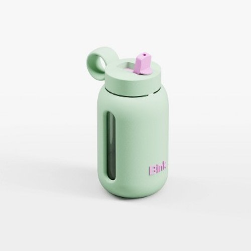 Bink 10oz Kids' Water Bottle Flip Cap Sea Glass