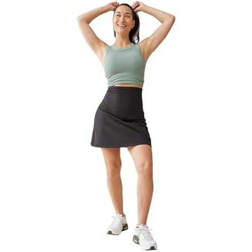 Ingrid & Isabel Active Postpartum Skort with Built-in Shorts for Women