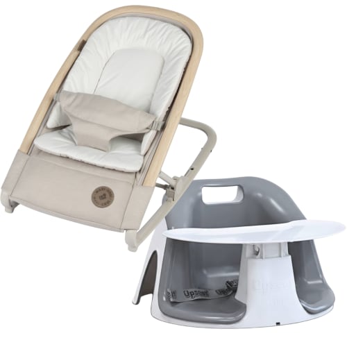 REBEL Baby Seating Essentials Bundle with Rocker & Floor Seat