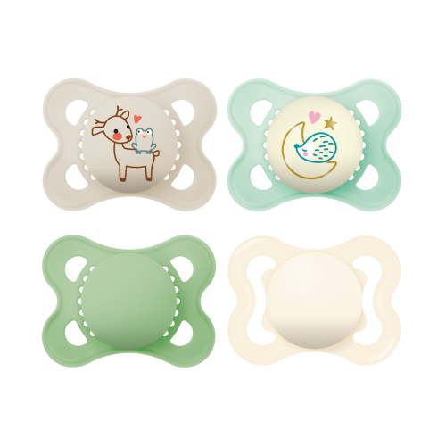 MAM Variety Pack Pacifier, 0-6 Months, Unisex, 4 Count